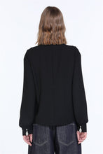 Lade das Bild in den Galerie-Viewer, N°21 Bluse schwarz