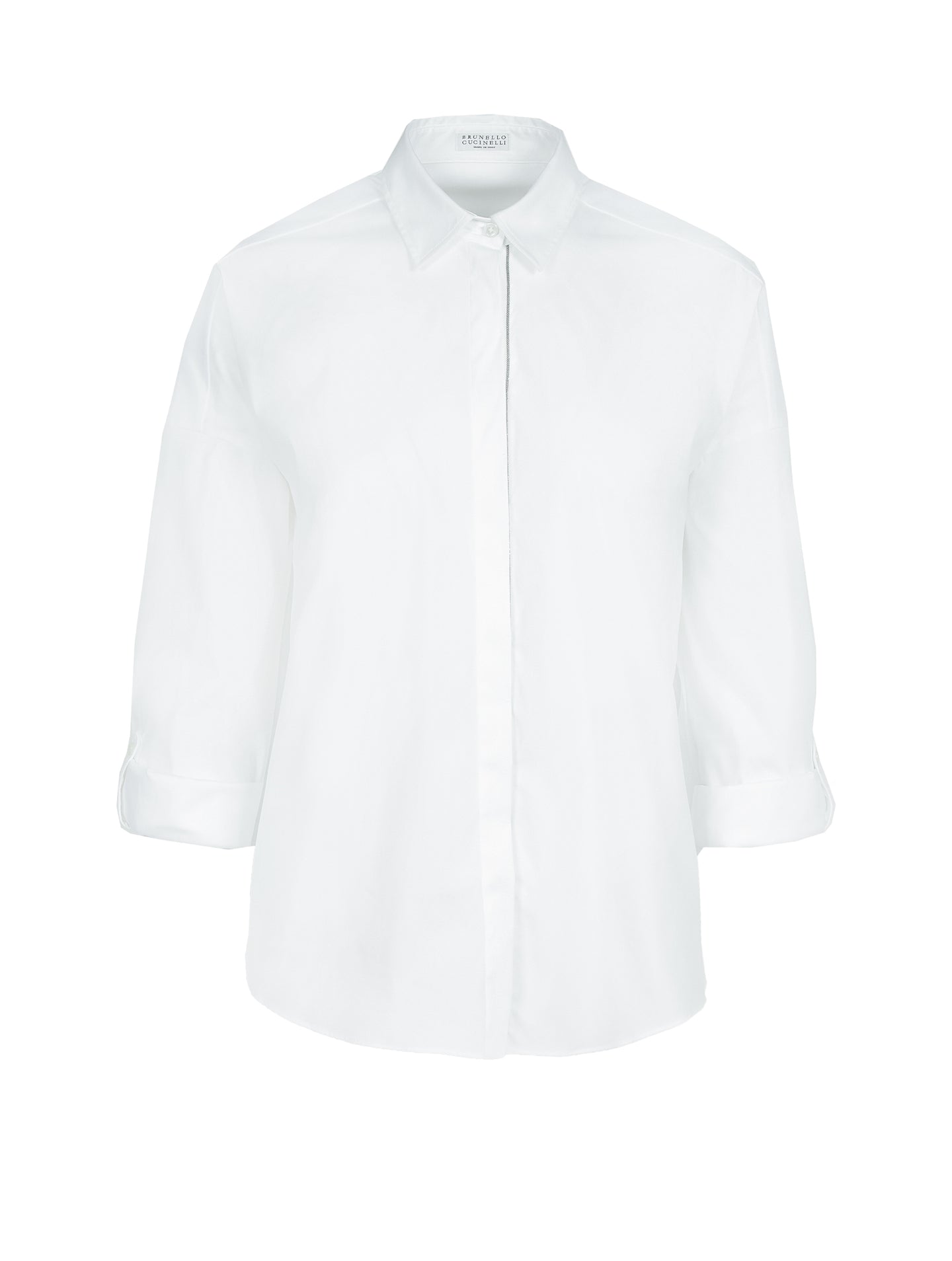 Brunello Cucinelli Hemd mit Nad in Weiß