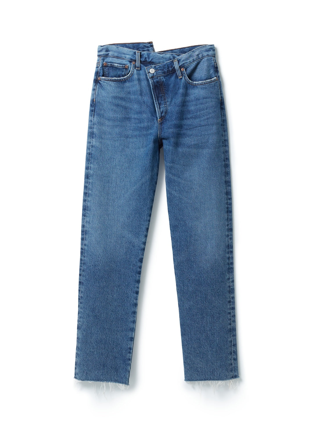 AGOLDE Gerade High-Rise-Jeans