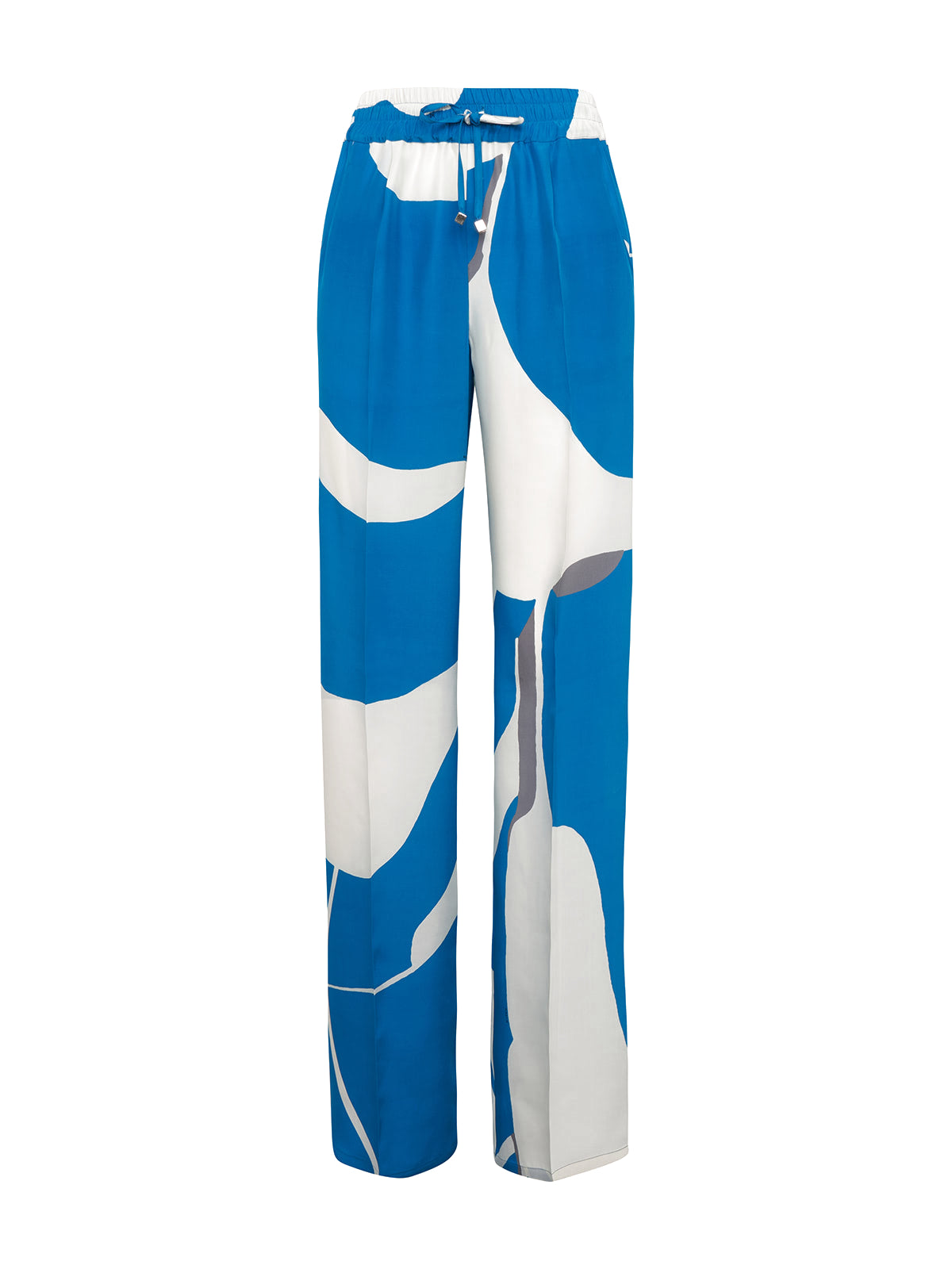 KITON Pyjama Hose in blau/weiß