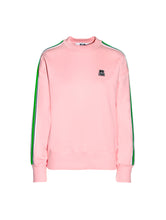 Load image into Gallery viewer, MSGM Sweatshirt rosa mit Logo-Stickerei
