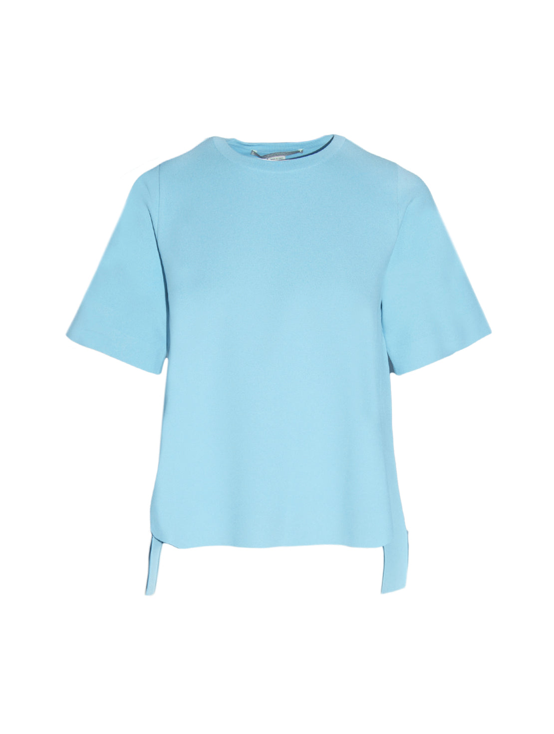Stella McCartney Pastellblaues T-Shirt aus Jersey